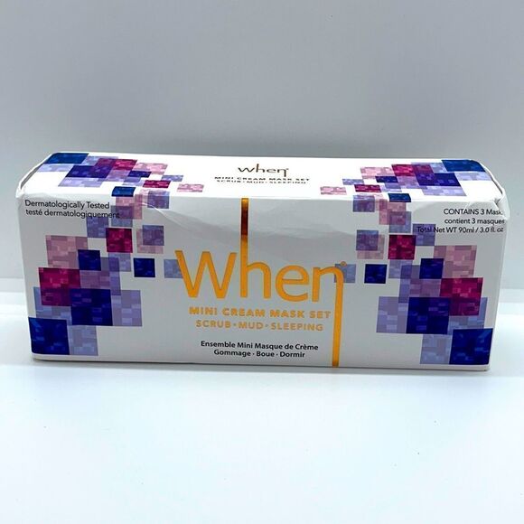 NIB When Beauty Mini Cream Mask Set (3 Masks) - Picture 6 of 7